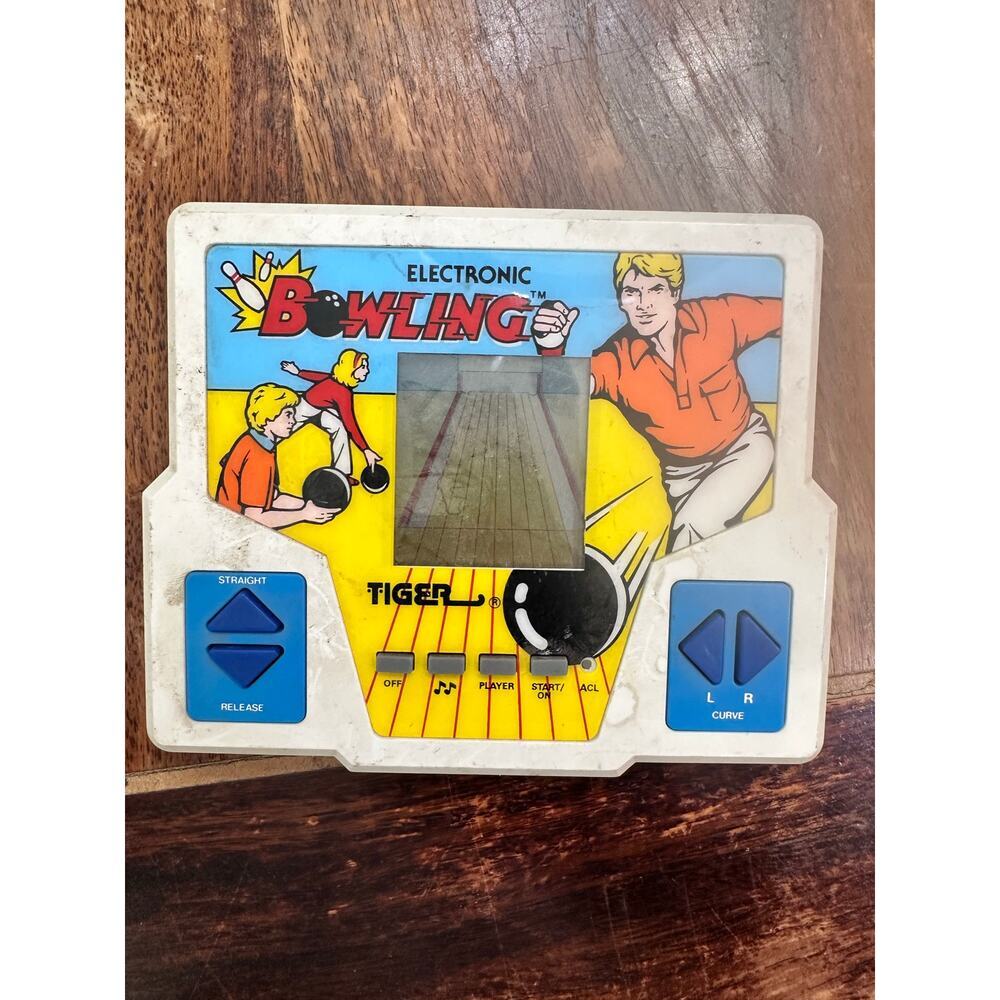 Vintage Tiger Electronic Bowling LCD Handheld Game